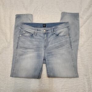 Gap True Skinny Soft Denim Light Blue Jeans, Size 29